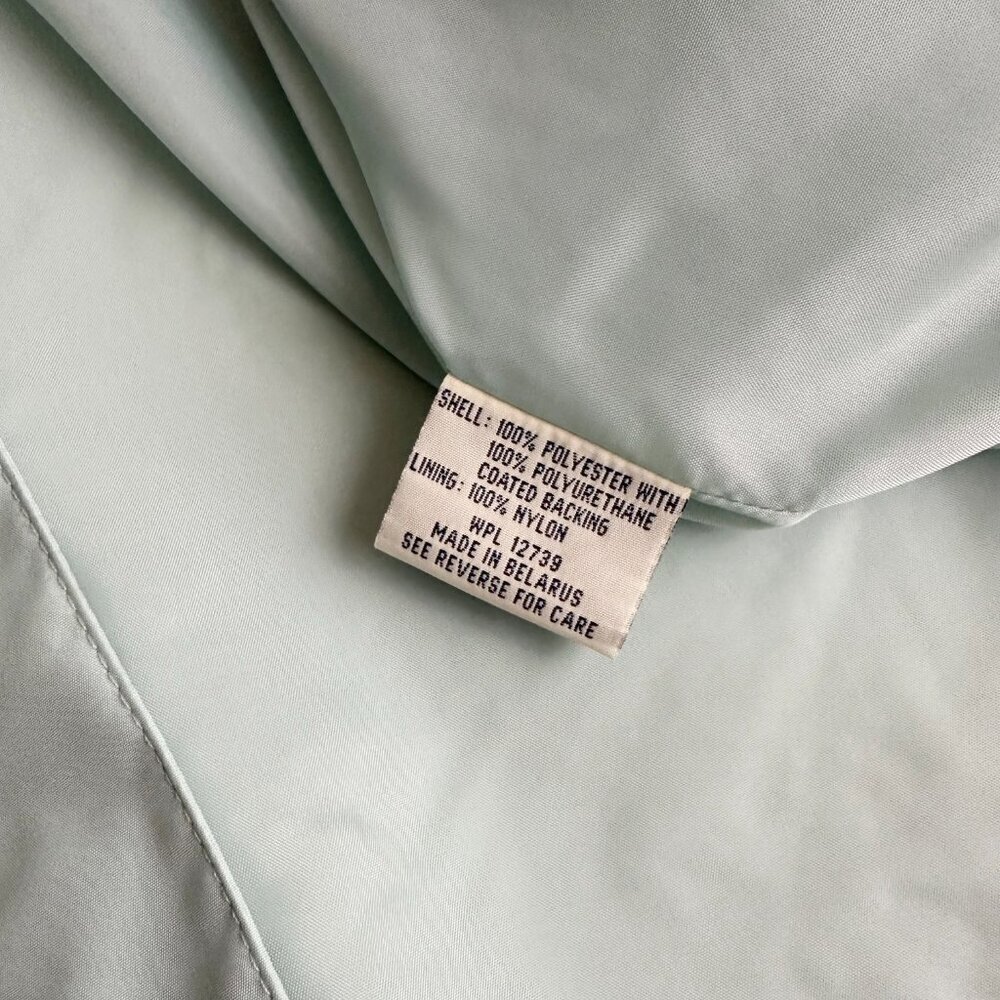 Vintage Fitz-Wright Powder Blue Coat Jacket Pristine! M Rain‎ Light - Picture 10 of 10